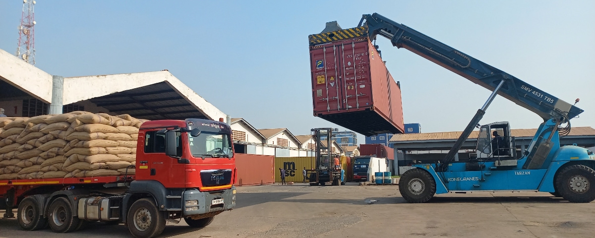 Tarzan Truck Carrying Cocoa Back